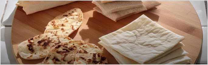 Bread, Naan, Tortillas