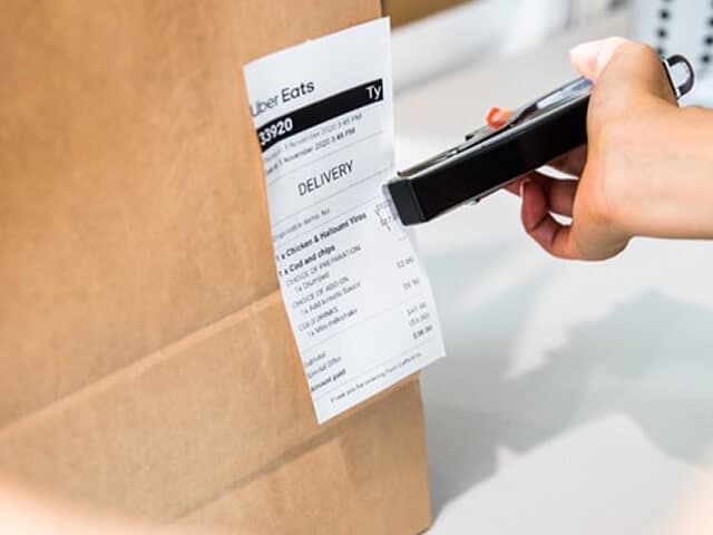 Takeout containers and chopsticks
