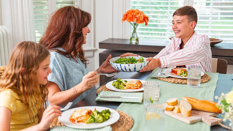 Family-sized dinner cooked in the Suvie Kitchen Robot