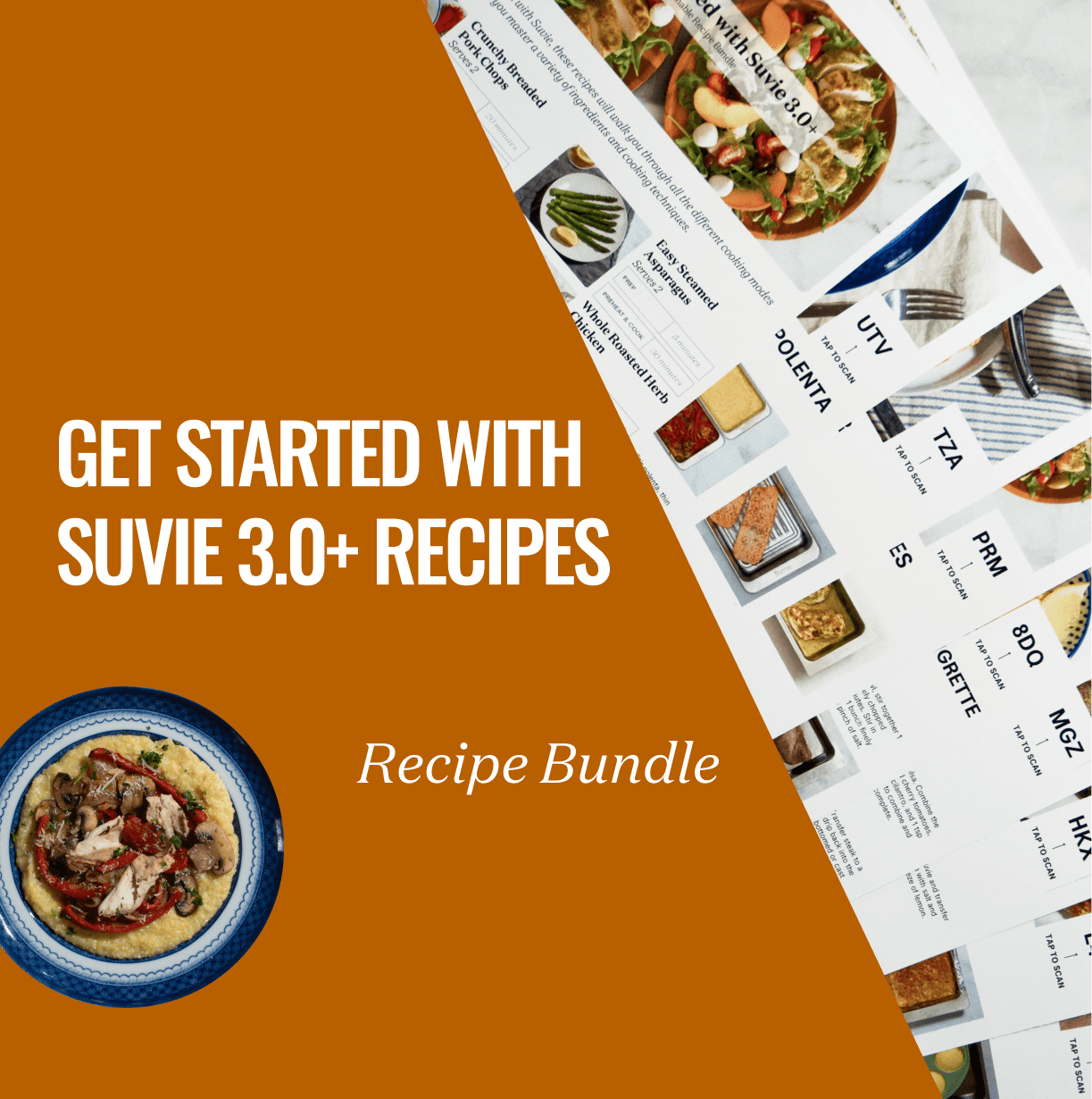 Get Started, Suvie 3.0+ Recipes