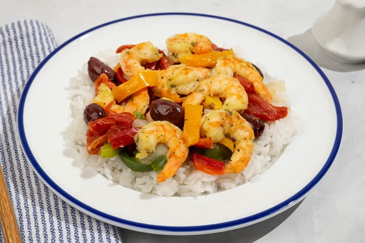 Grilled Greek Shrimp