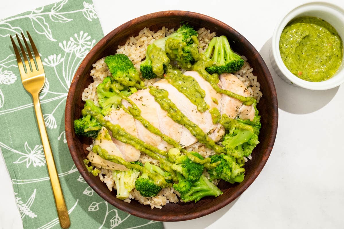 Green Goddess Chicken Bowl