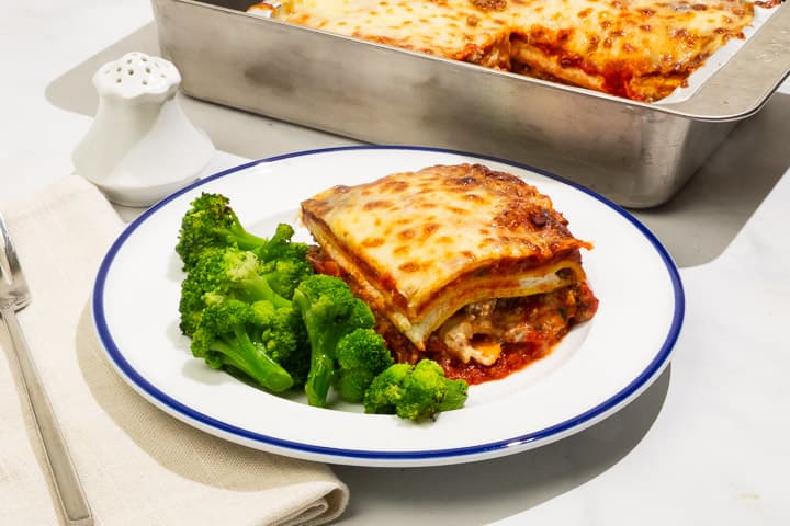 Family Style Beef Lasagna