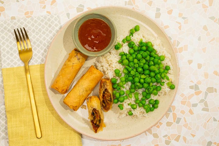 Crispy Vegetable Spring Rolls