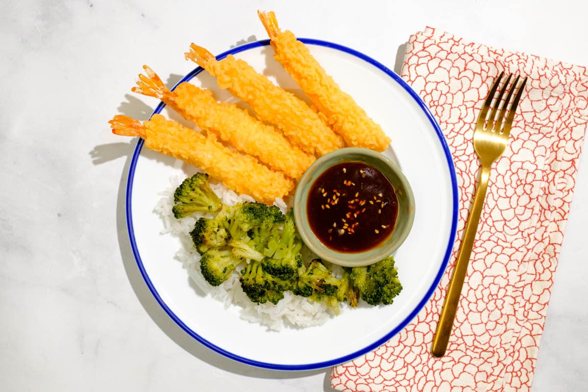 Honey Ginger Tempura Shrimp