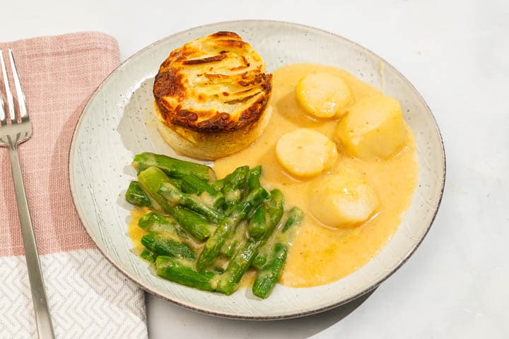 Bacon Cream Scallops