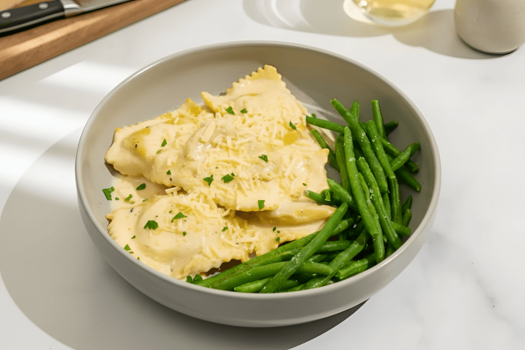 Porcini Mushroom Ravioli
