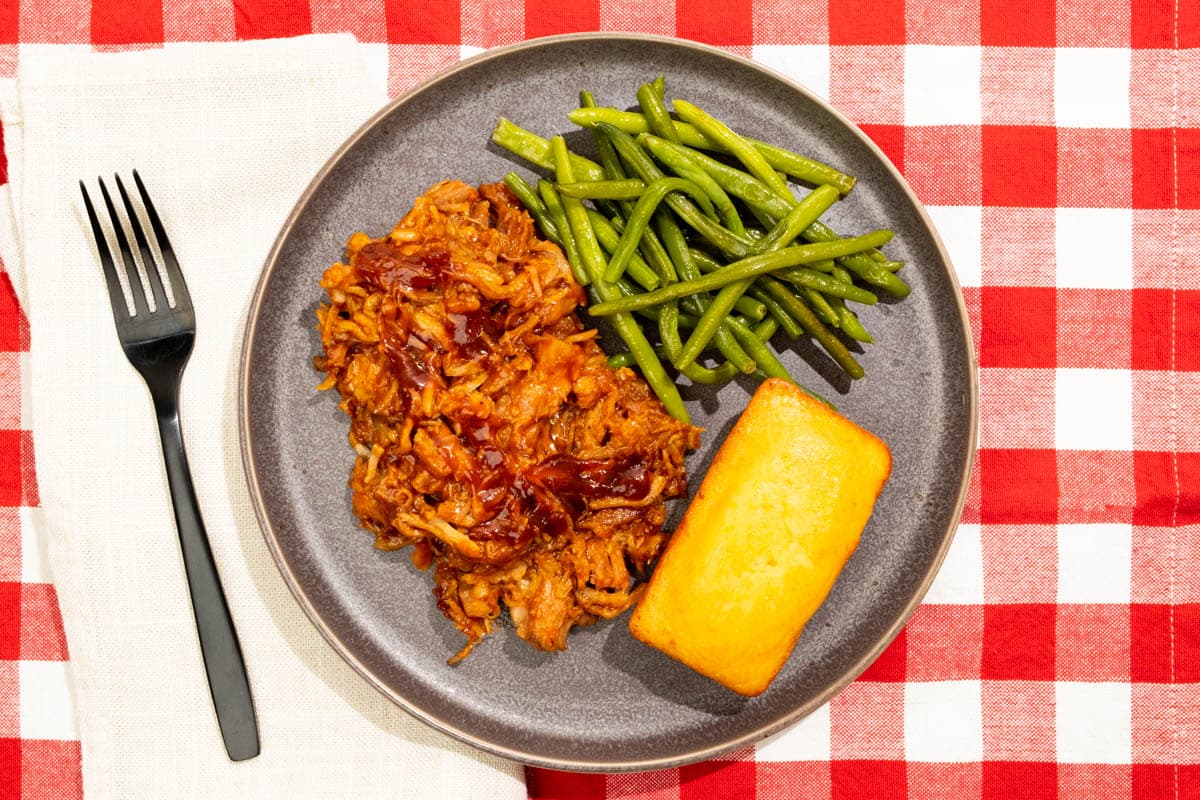 Classic BBQ Pulled Pork Plate