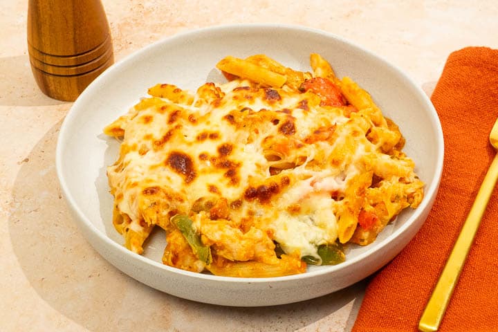 Chicken Paprikash Pasta Bake